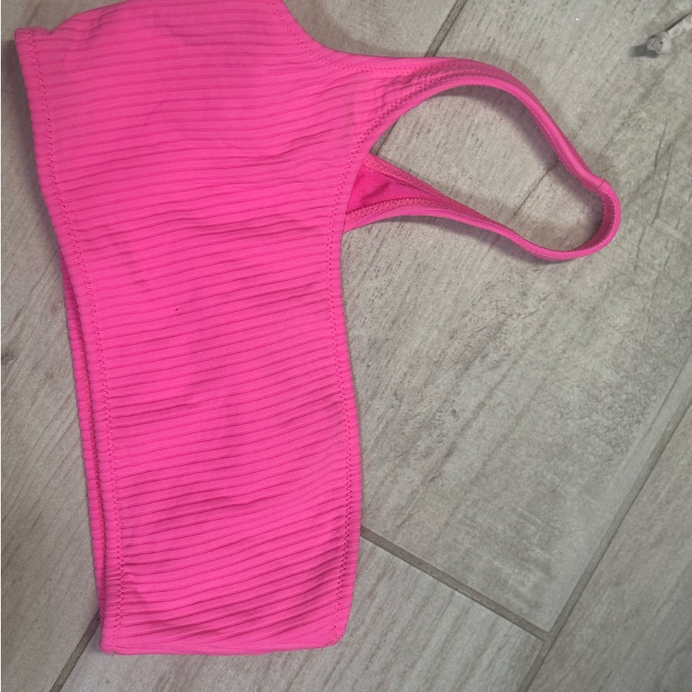 Pink triangl swimwear top size M